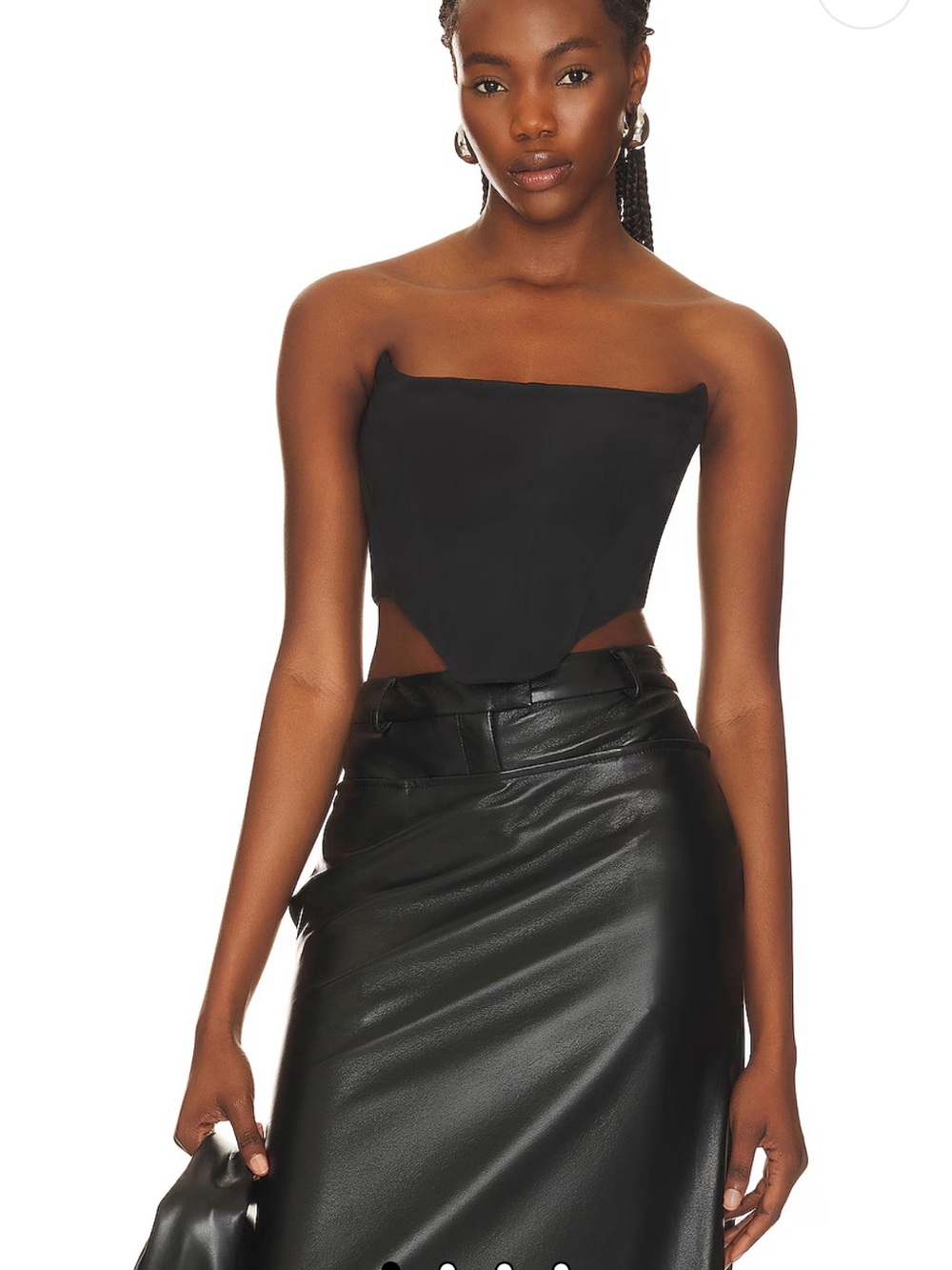 Bardot platinum corset